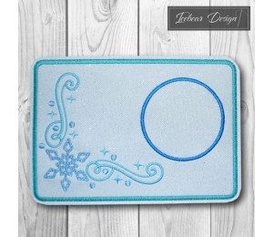 Stickserie ITH - Mug Rugs Snow Swirls